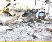 آثار الدمار الذي خلفه استهداف طائرات الاحتلال «الإسرائيلي» لمدرسة الجاعوني في النصيرات
