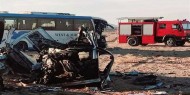 4 وفيات و20 إصابة بحادث سير على طريق العريش شمال سيناء