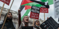 تظاهرة مناهضة للاحتلال بالتزامن مع زيارة نتنياهو إلى بريطانيا